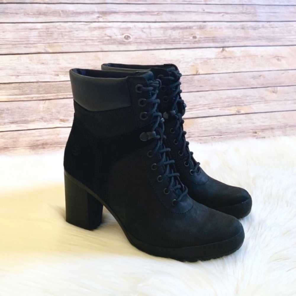 Timberland Black Camdale Field Lace Ankle Boots - Picture 4 of 8